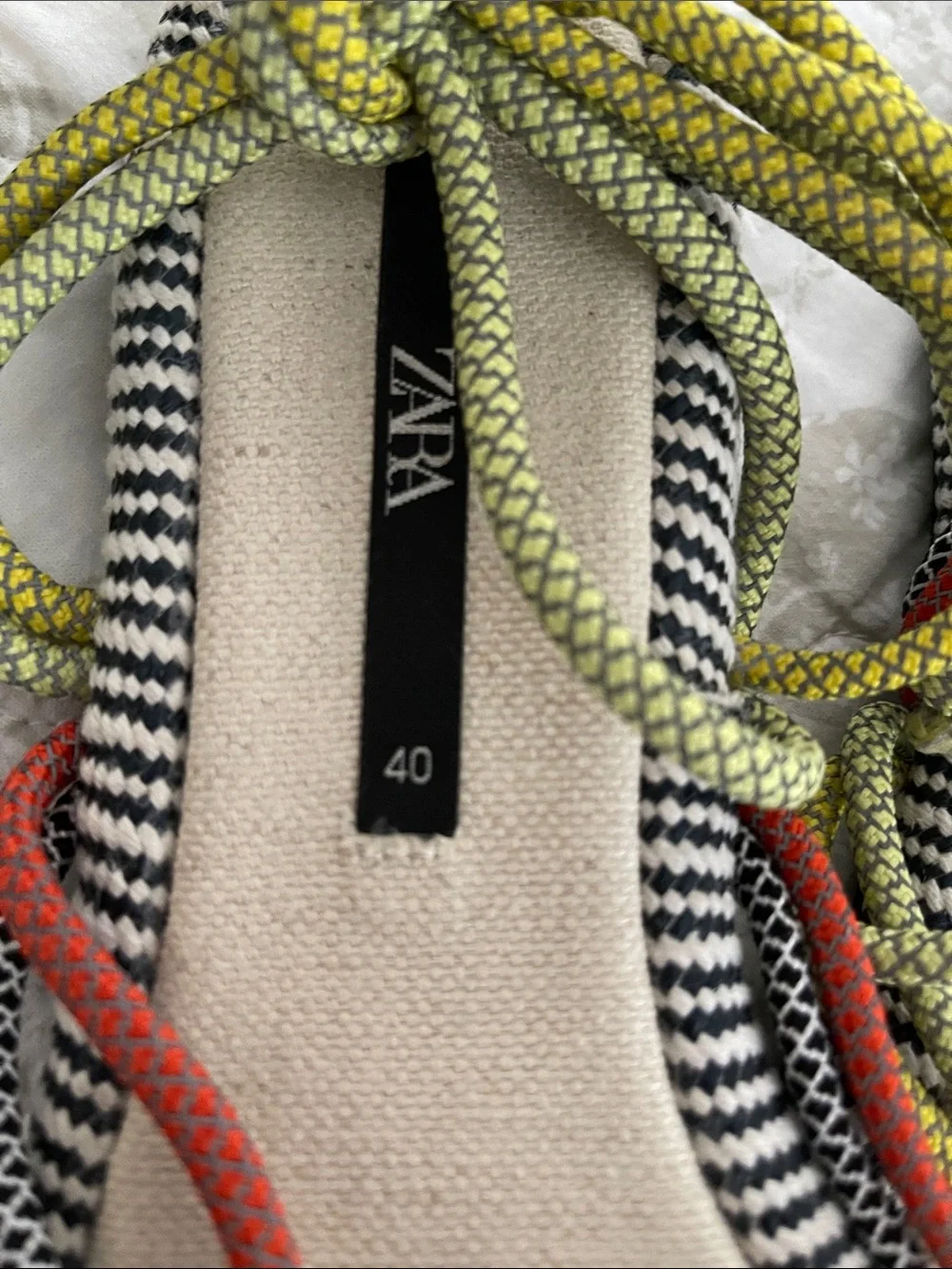 Zara Rope Sandals - Picture 8 of 9
